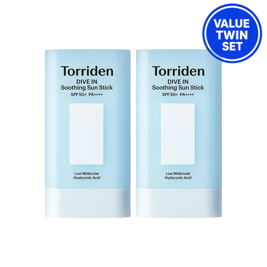 Torriden DIVE IN Soothing Sun Stick SPF50+ PA++++ 19g + 19g Value Twin Pack
