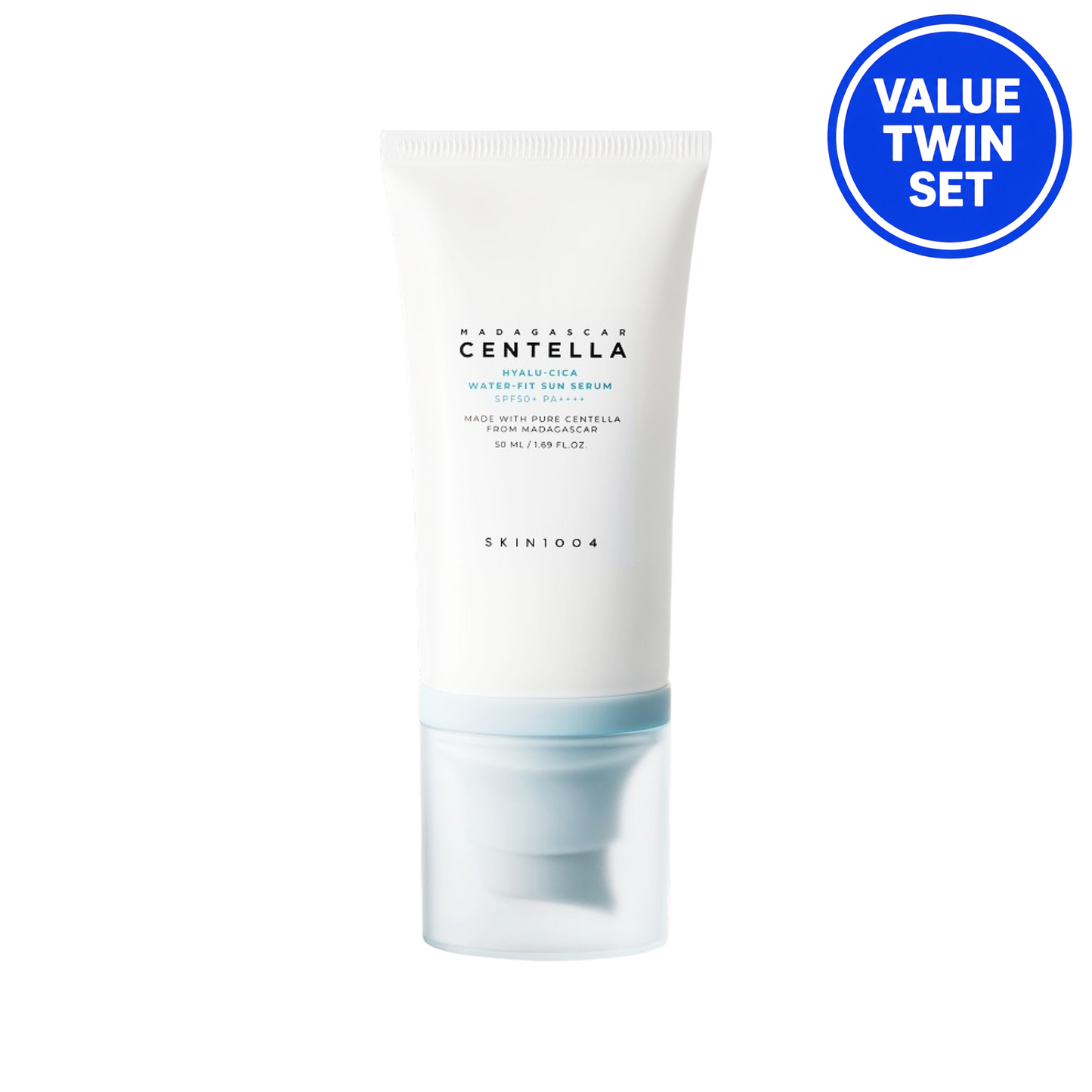 SKIN1004 Madagascar Centella Hyalu-Cica Water-fit Sun Serum 50ml + 50ml (Double Set)
