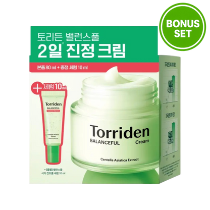Torriden Balanceful Cream 80ml + Control Serum 10ml Bonus Set