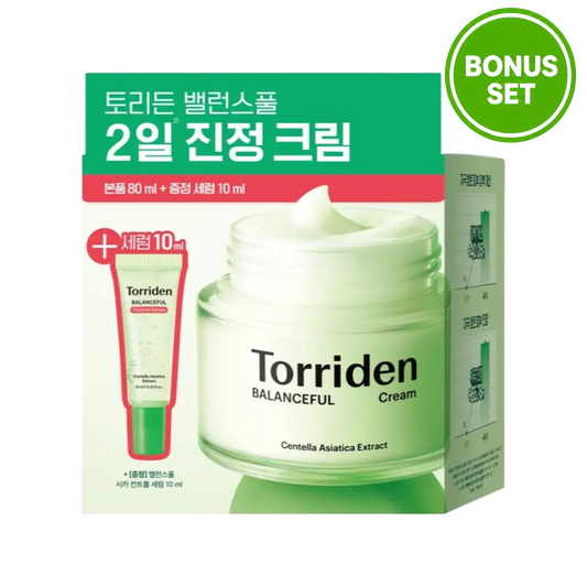 Torriden Balanceful Cream 80ml + Control Serum 10ml Bonus Set