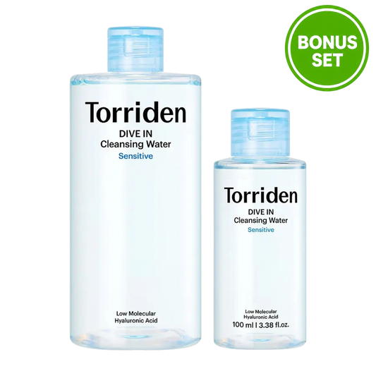Torriden DIVE-IN Cleansing Water Sensitive 400ml + 100ml Bonus Set