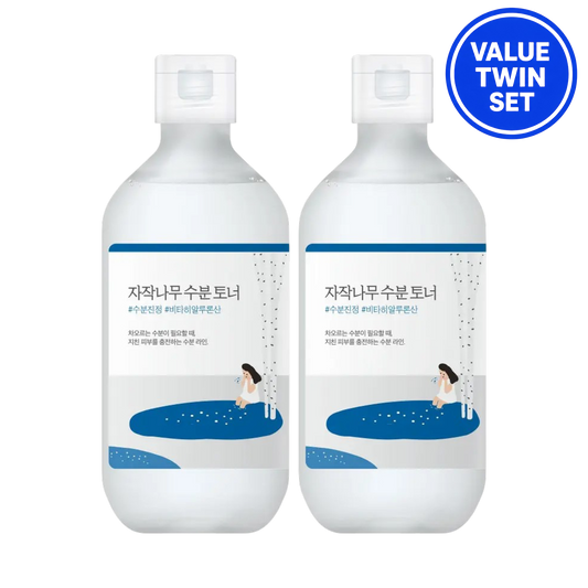 Round Lab Birch Moisturizing Toner (300ml + 300ml) Value Twin Set