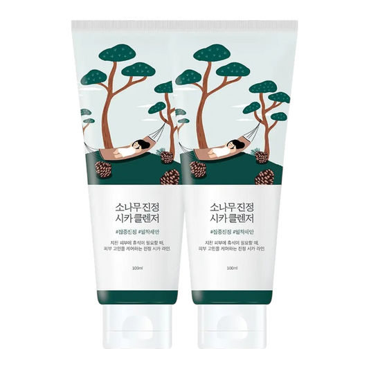 Round Lab Pine Calming Cica Cleanser 100ml + 100ml Value Twin Set