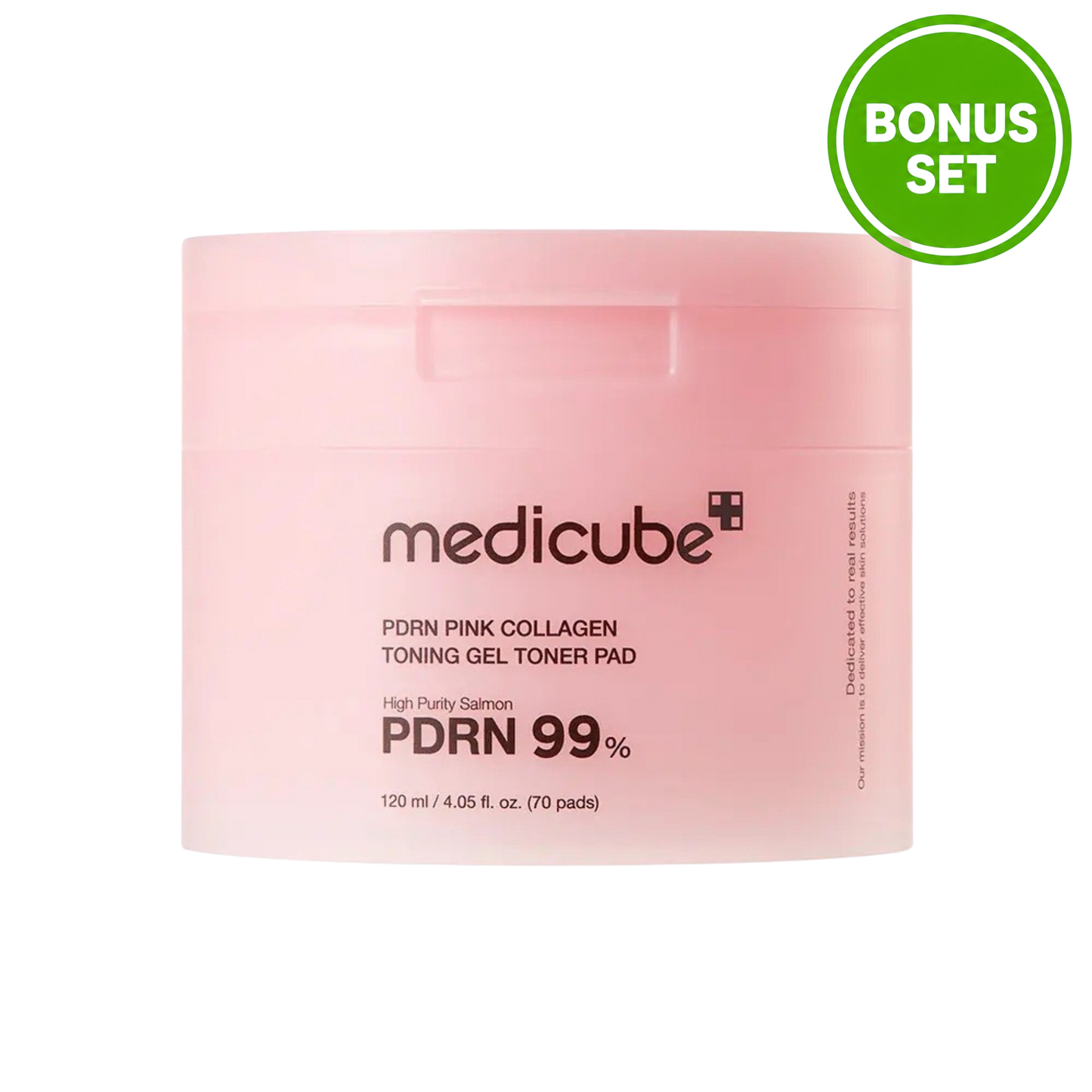 MEDICUBE PDRN Pink Collagen Toning Gel Toner Pad 70 Pads + 10 Pads (Bonus Set)