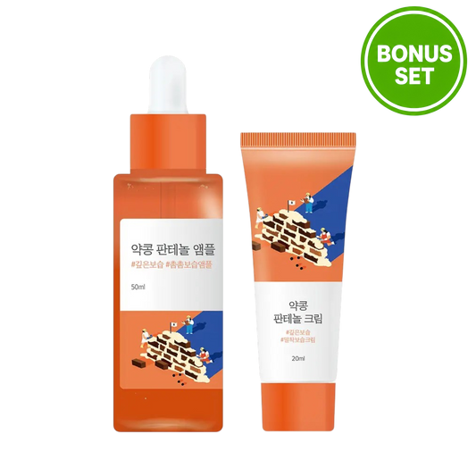 Round Lab Soybean Panthenol Ampoule 50ml + Panthenol Cream 20ml Bonus Set