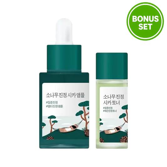 Round Lab Pine Calming Cica Ampoule 30ml + Pine Calming Cica Toner 20ml Bonus Set
