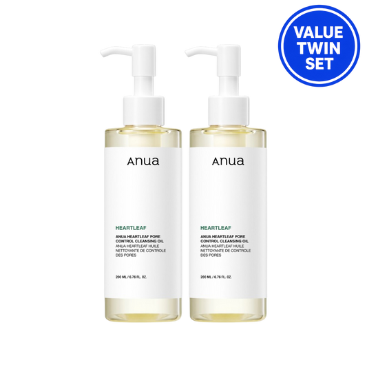 ANUA Heartleaf Pore Control Cleansing Oil Double Set (200ml + 200ml)