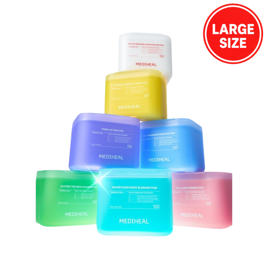 MEDIHEAL Derma Pad 200 Sheets Large Size Special Set 4 Types