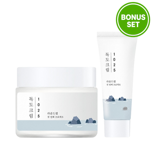 ROUND LAB 1025 Dokdo Cream 80ml + 20ml Bonus Set