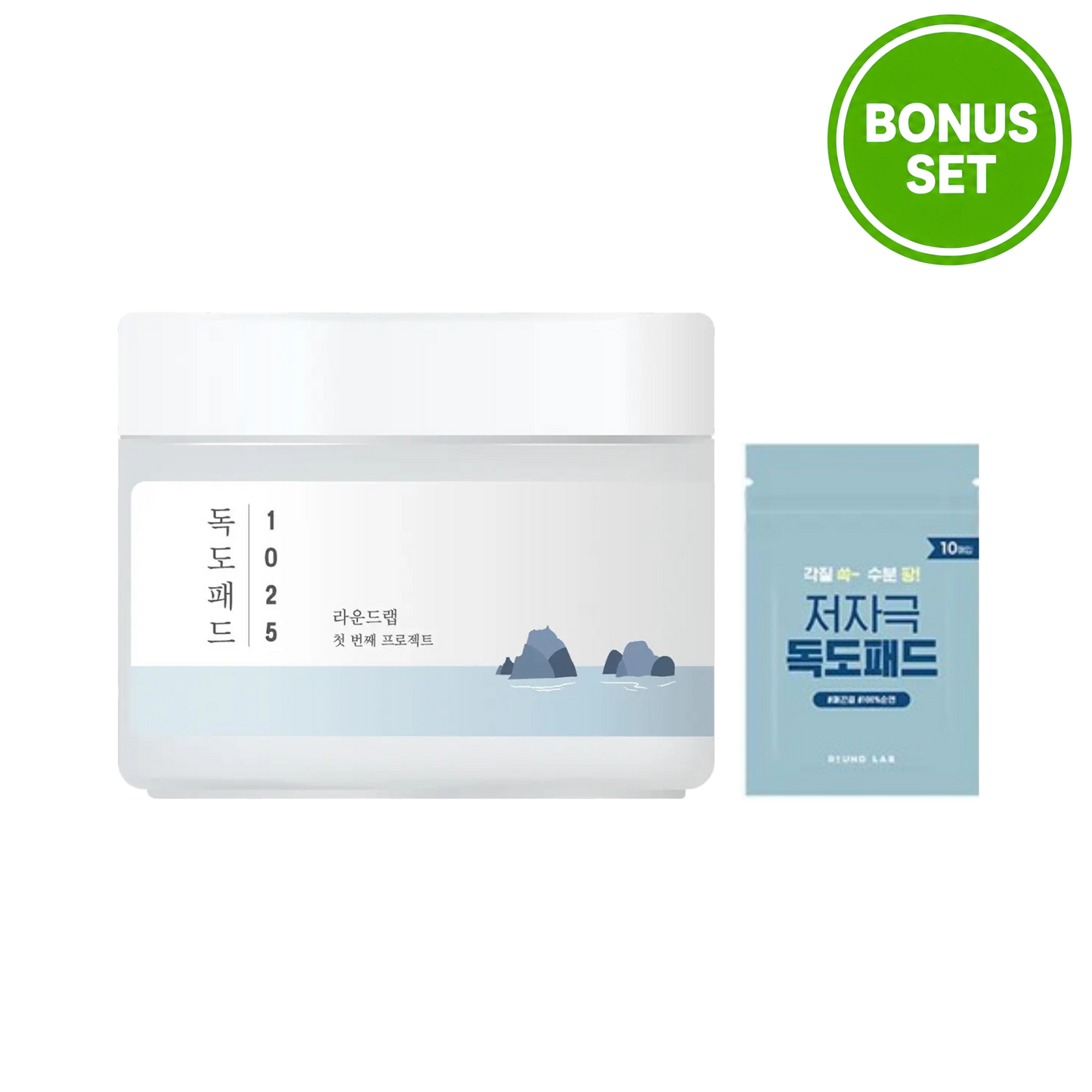 Round Lab 1025 Dokdo Pad 70 Pads + 10 Pads Bonus Set