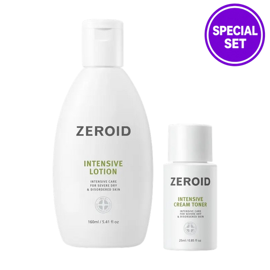 ZEROID INTENSIVE LOTION 160ML + CREAM TONER 25ML (SPECIAL SET)