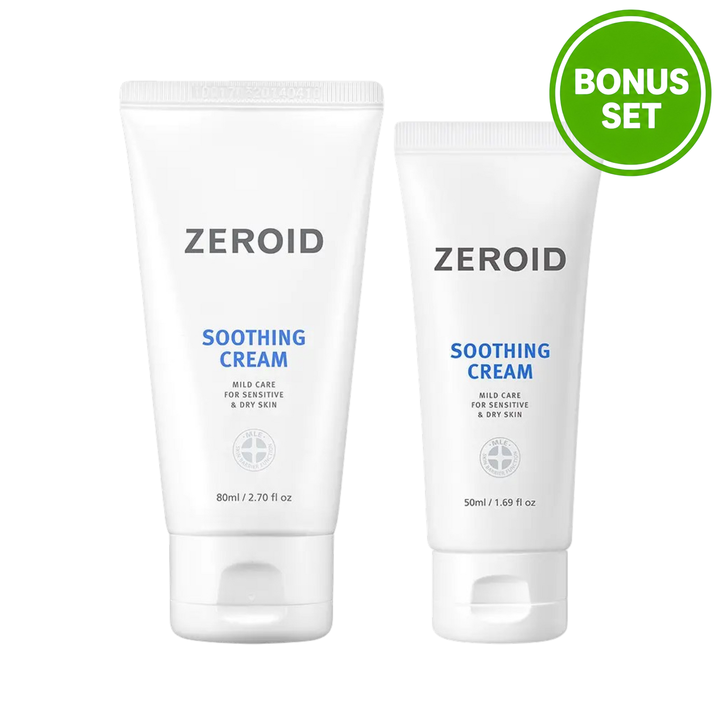 ZEROID SOOTHING CREAM 80ML + 50ML (BONUS SET)