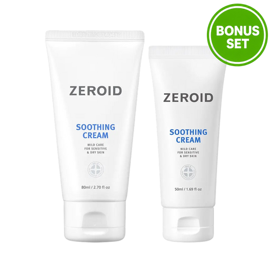 ZEROID SOOTHING CREAM 80ML + 50ML (BONUS SET)