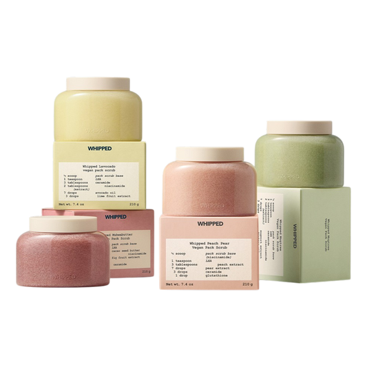 WHIPPED Vegan Pack Scrub 210g (Muhwabutter / Mugtree / Lavocado)