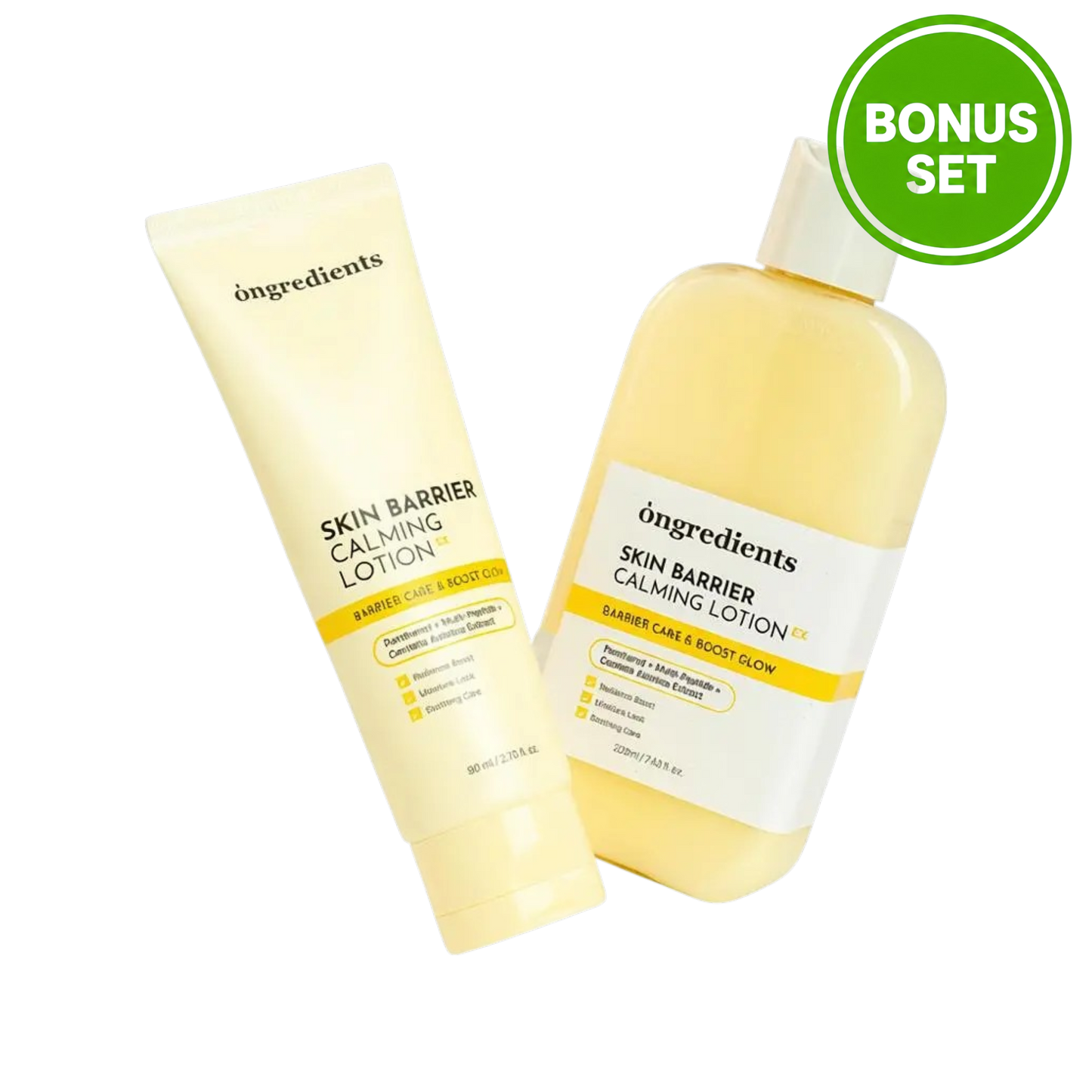 ONGREDIENTS SKIN BARRIER CALMING LOTION 220ML + 80ML BONUS SET