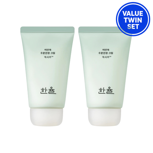 HANYUL YOUNG MUGWORT SOOTHING HYDRATING CREAM 55ML + 55ML VALUE TWIN SET