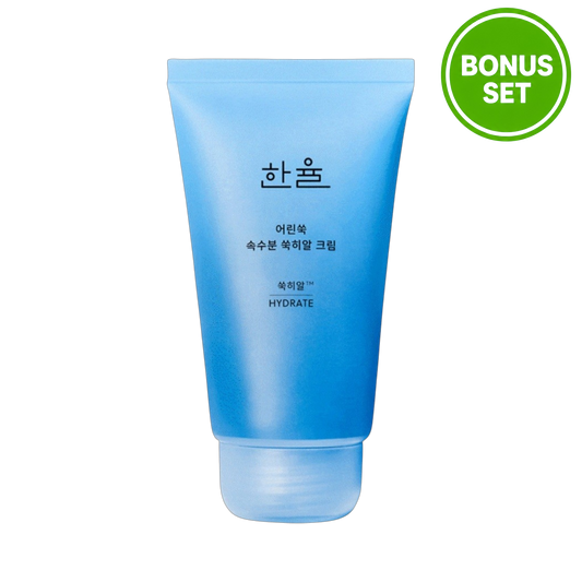 HANYUL YOUNG MUGWORT HYDRATING CREAM 60ML + 31ML BONUS SET