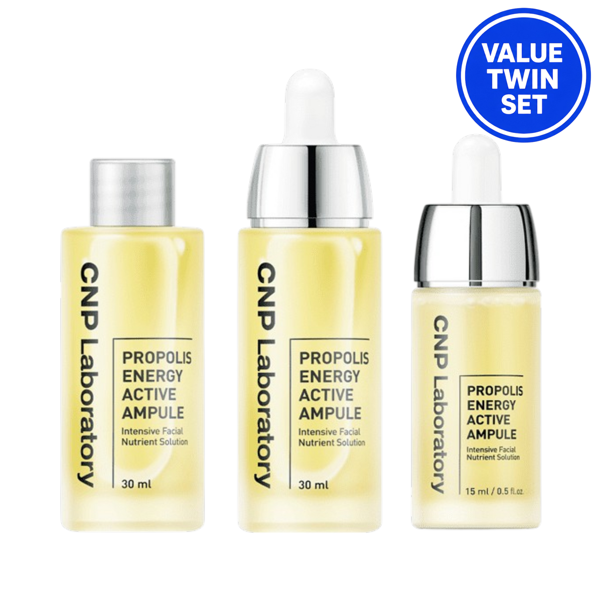CNP PROPOLIS ENERGY ACTIVE AMPULE 30ML + 30ML + 15ML (VALUE TWIN SET)