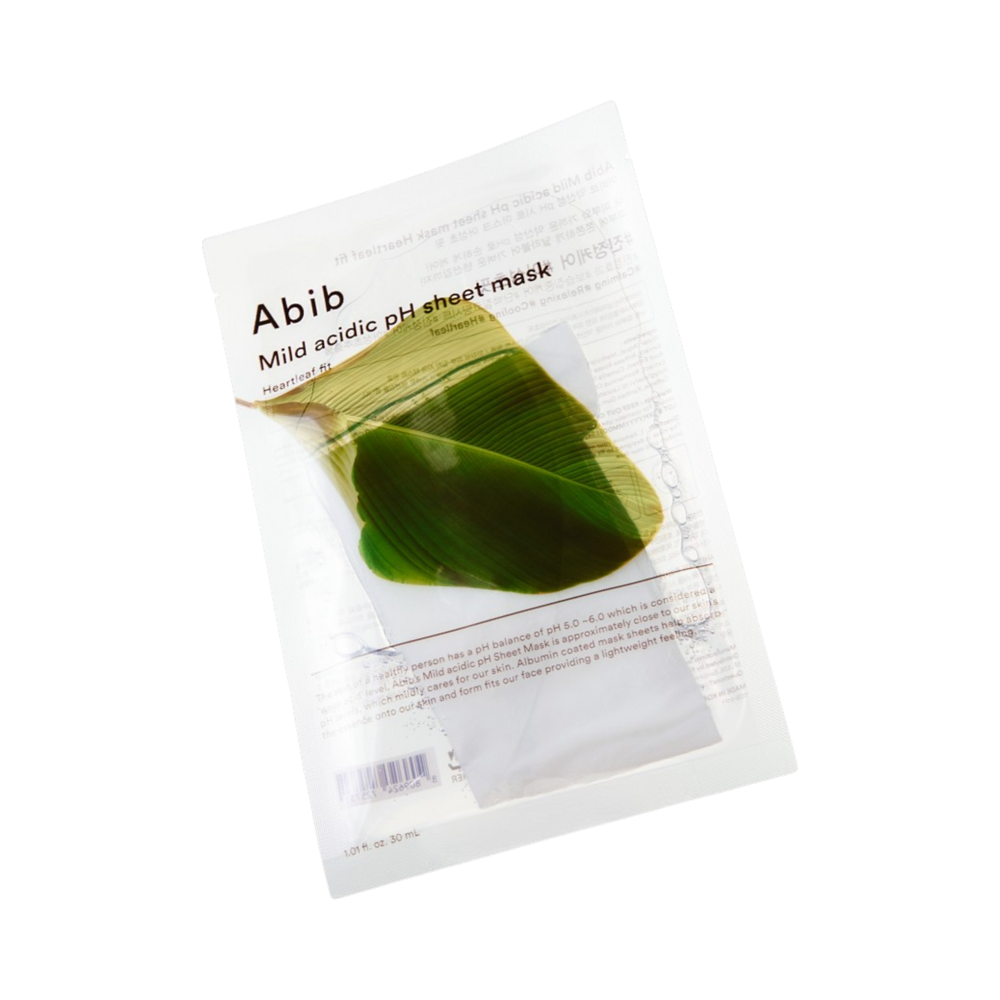 Abib Mild Acidic pH Sheet Mask Collection (30ml × 10 Sheets) - 5 Types