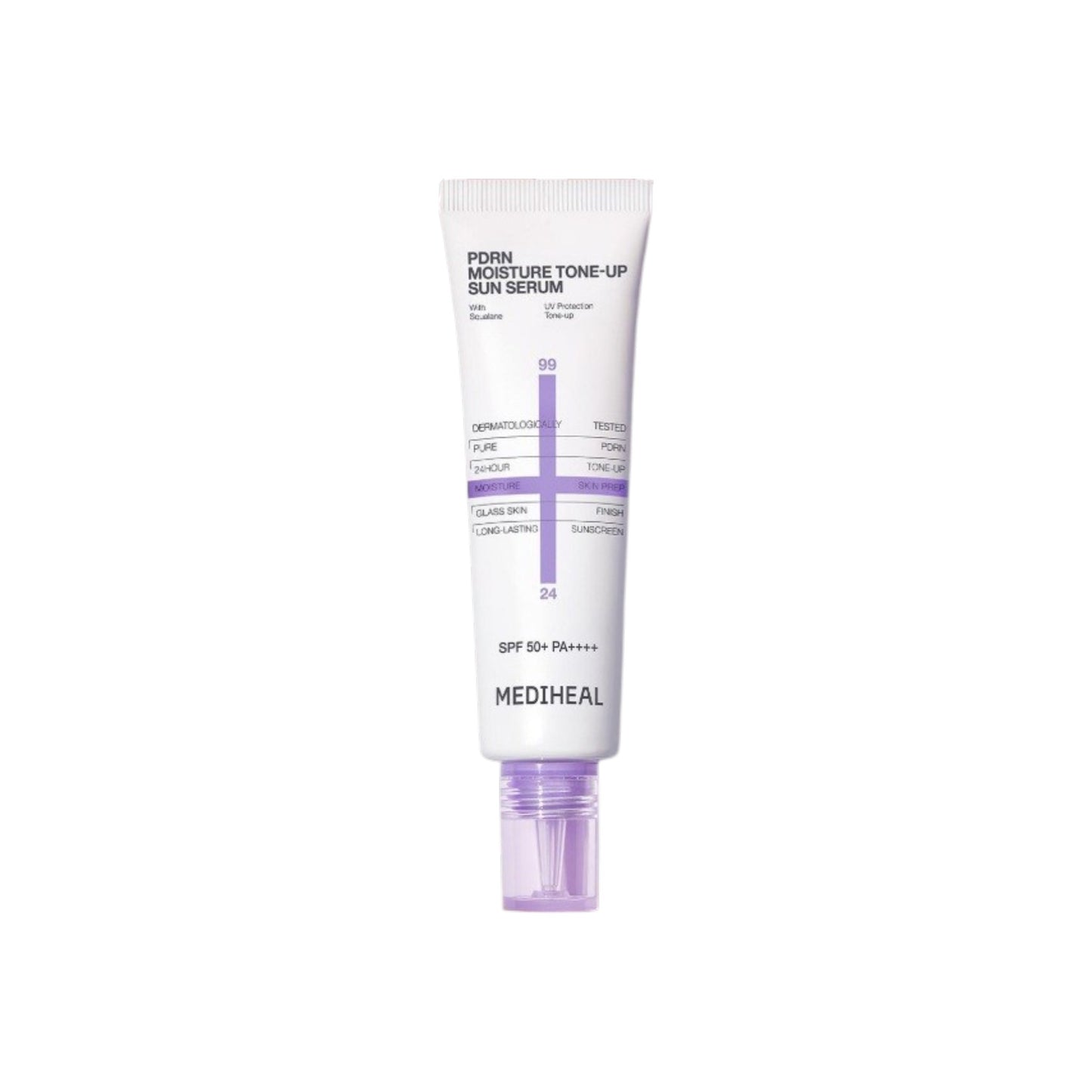 MEDIHEAL PDRN Moisture Tone-Up Sun Serum 50g SPF50+ PA++++
