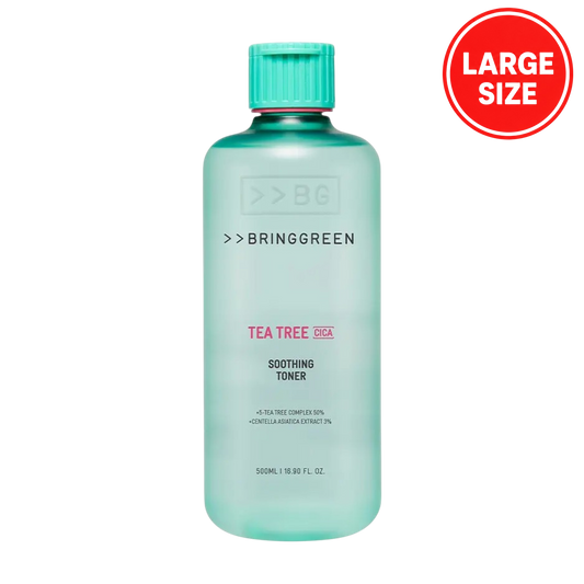 BRINGGREEN TEA TREE CICA SOOTHING TONER 500ml