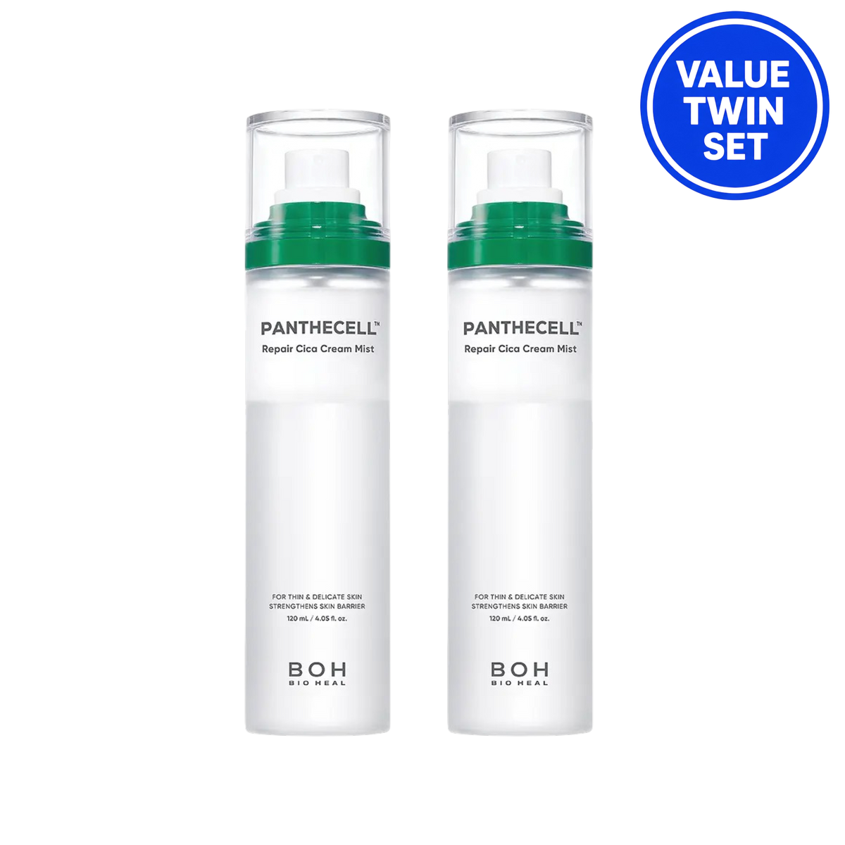 BIOHEAL BOH PANTHECEL REPAIR CICA CREAM MIST 120ML + 120ML (VALUE TWIN SET)