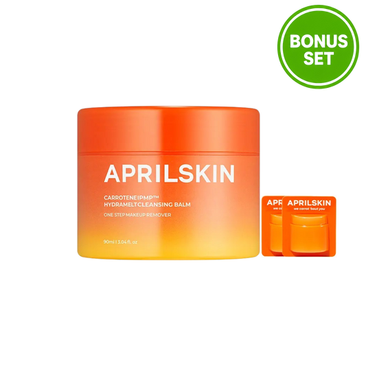 APRILSKIN Carrotene IPMP Hydromelt Cleansing Balm Bonus Set (90ml + 2 Mini Balms)