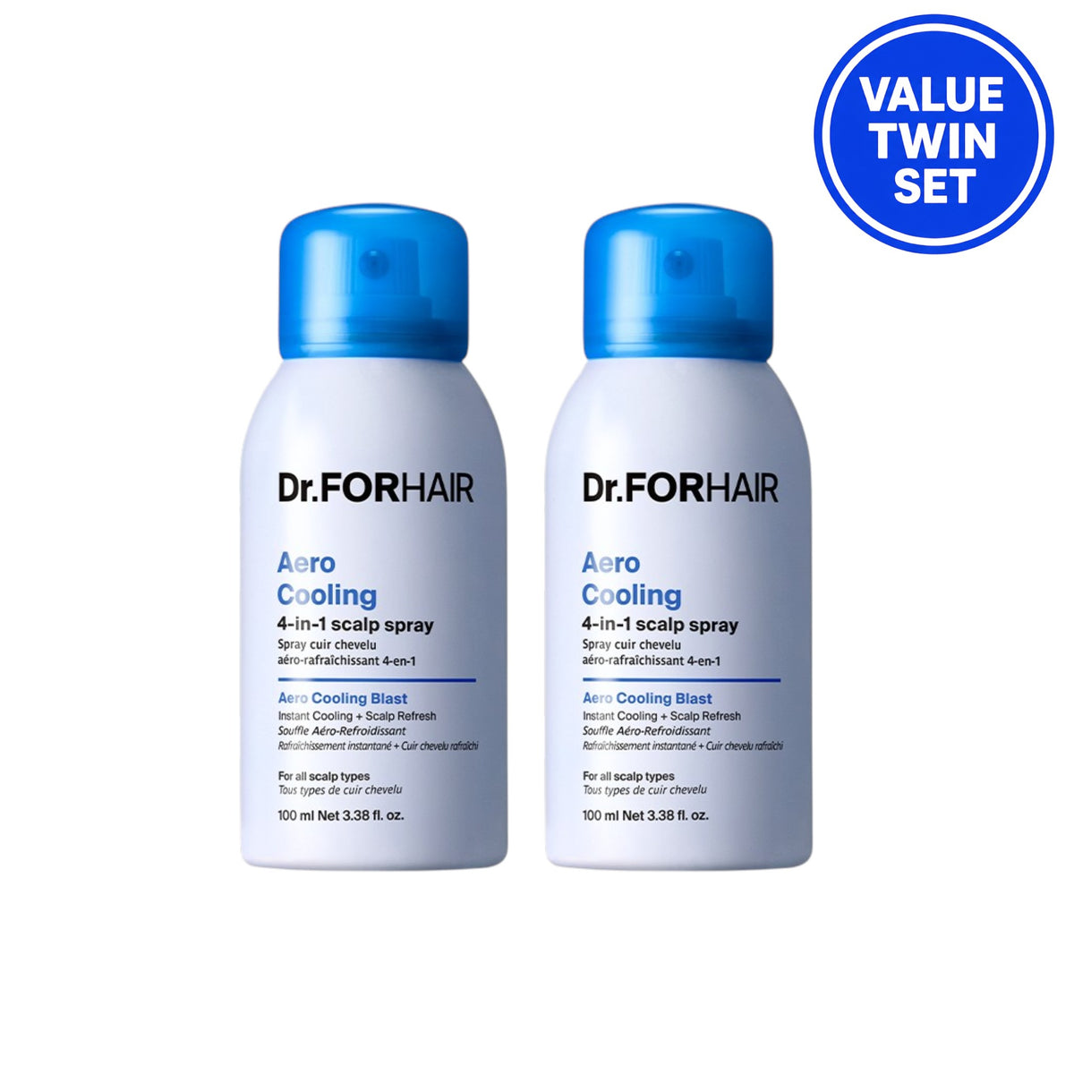Dr.ForHair Aero Cooling Spray 100ml + 100ml Value Twin Set