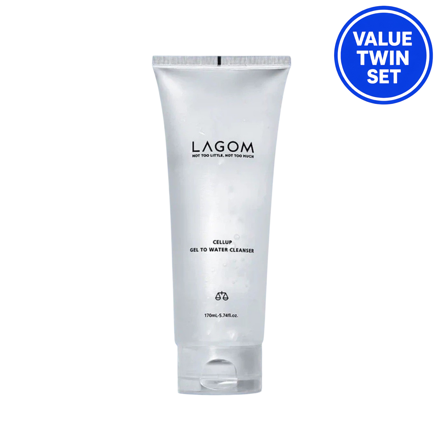 LAGOM Cellup Gel to Water Cleanser 170ml + 170ml Double Set