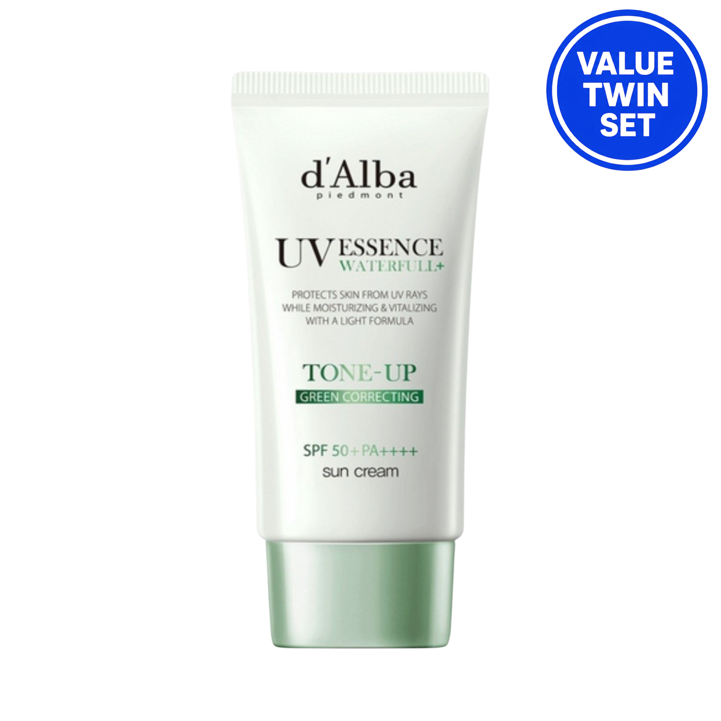 d'Alba Tone-Up Green Correcting Sun Cream SPF50+ PA++++ 50ML+50ML (Duo Set)
