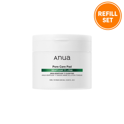 ANUA Pad Full Size + Refill Set - 3 Types (Heartleaf / PDRN / Catechin)
