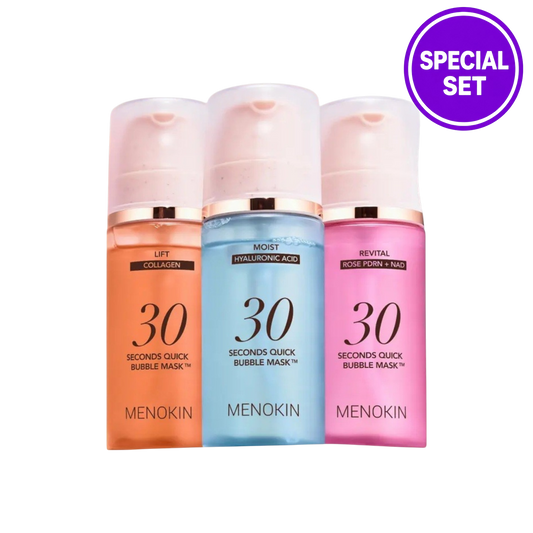 MENOKIN 30 Seconds Quick Bubble Mask 95ml Special Set (9 Options)
