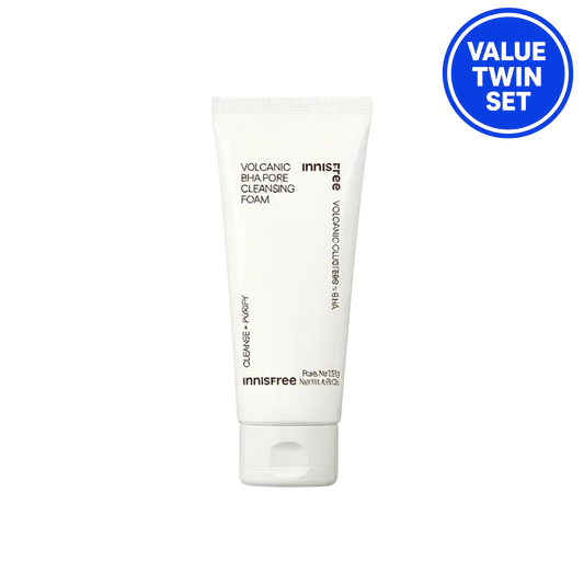 INNISFREE Volcanic BHA Pore Cleansing Foam 130g + 130g Double Set