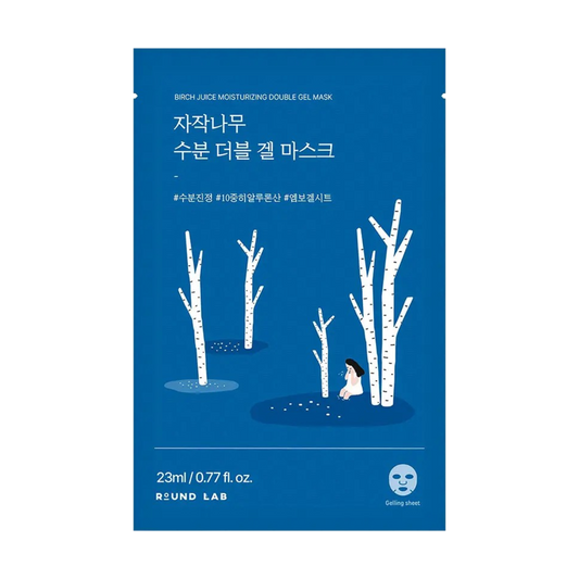 Round Lab Birch Juice Moisturizing Double Gel Mask 23ml × 1 Sheet