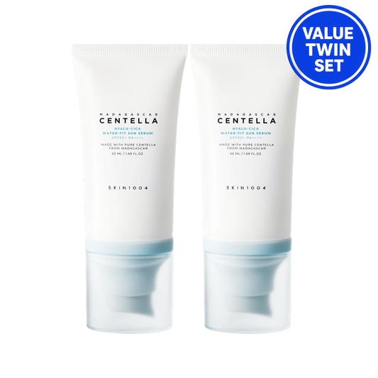 SKIN1004 Madagascar Centella Hyalu-Cica Water-fit Sun Serum 50ml + 50ml (Value Twin Set)