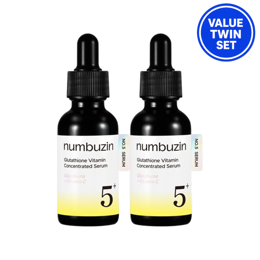 NUMBUZIN NO.5 GLUTATHIONE VITAMIN CONCENTRATED SERUM 30ML + 30ML VALUE TWIN SET
