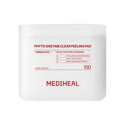 MEDIHEAL Derma Pad 100 Pads + 100 Pads Refill Set (7 Types)