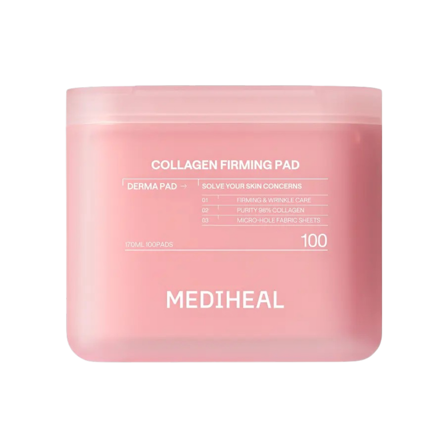 MEDIHEAL Derma Pad 100 Pads + 100 Pads Refill Set (7 Types)