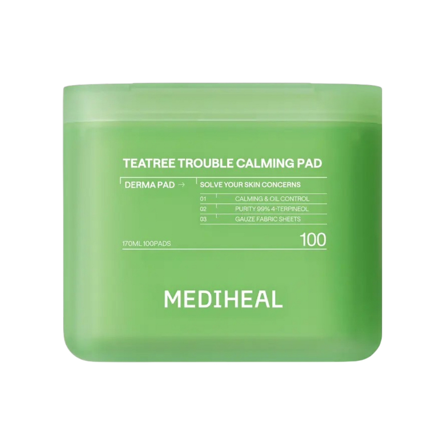 MEDIHEAL Derma Pad 100 Pads + 100 Pads Refill Set (7 Types)