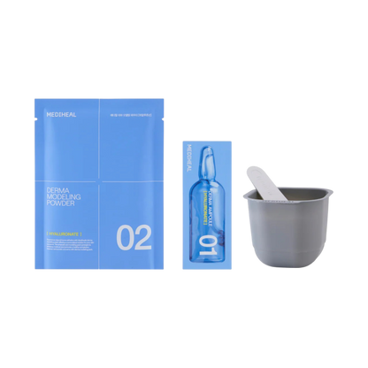 MEDIHEAL Derma Modeling Pack &  Ampoule 5 Types (Madecassoside Blemish / Teatree / Hyaluronate / Collagen / Vitamin)