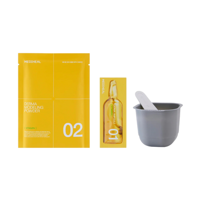 MEDIHEAL Derma Modeling Pack &  Ampoule 5 Types (Madecassoside Blemish / Teatree / Hyaluronate / Collagen / Vitamin)