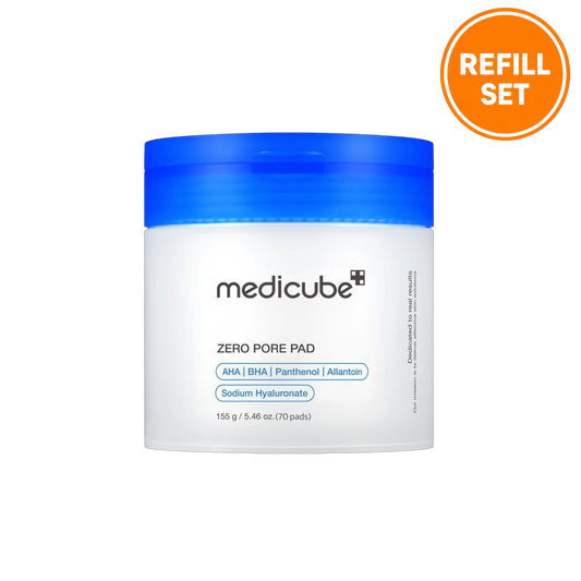 MEDICUBE Zero Pore Pad 70 Pads + 70 Pads Refill Set
