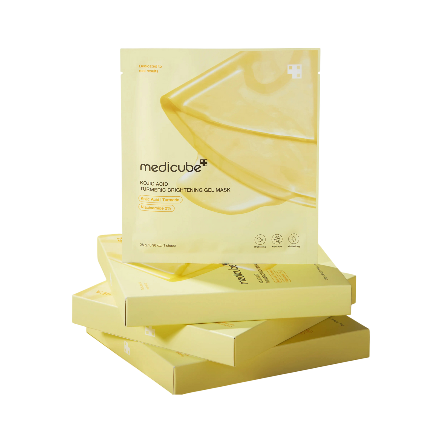 Medicube Kojic Acid Turmeric Brightening Gel Mask 4 Sheets