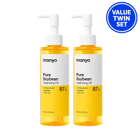 MANYO Pure Soybean Cleansing Oil 200ml + 200ml Value Twin Set