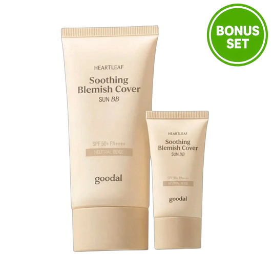 GOODAL Heartleaf Soothing Blemish Cover Sun BB Neutral Beige 50ml + 25ml (Bonus Set)