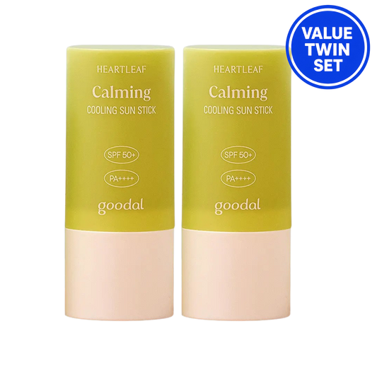 GOODAL Heartleaf Calming Cooling Sun Stick SPF50+ PA++++ 19g + 19g (Value Twin Set)