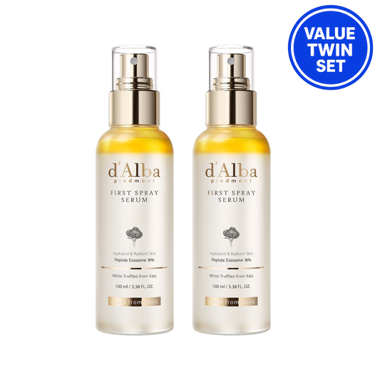 D'ALBA FIRST SPRAY SERUM 100ML+100ML VALUE TWIN SET