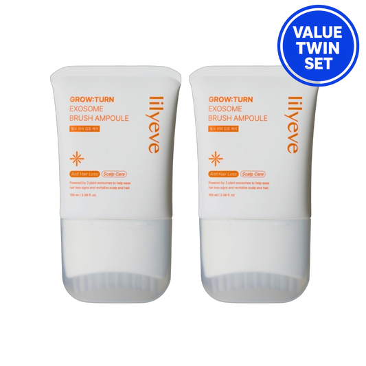 LILYEVE GrowTon Exosome Brush Ampoule 100ml + 100ml Value Twin Set