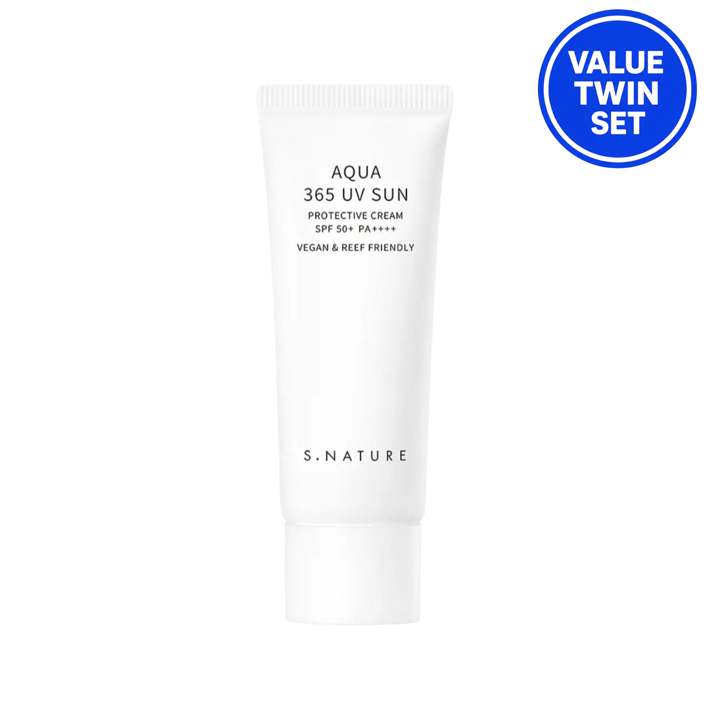 S.NATURE Aqua 365 UV Sun Cream SPF50+ PA++++ 40ml + 40ml (Double Set)