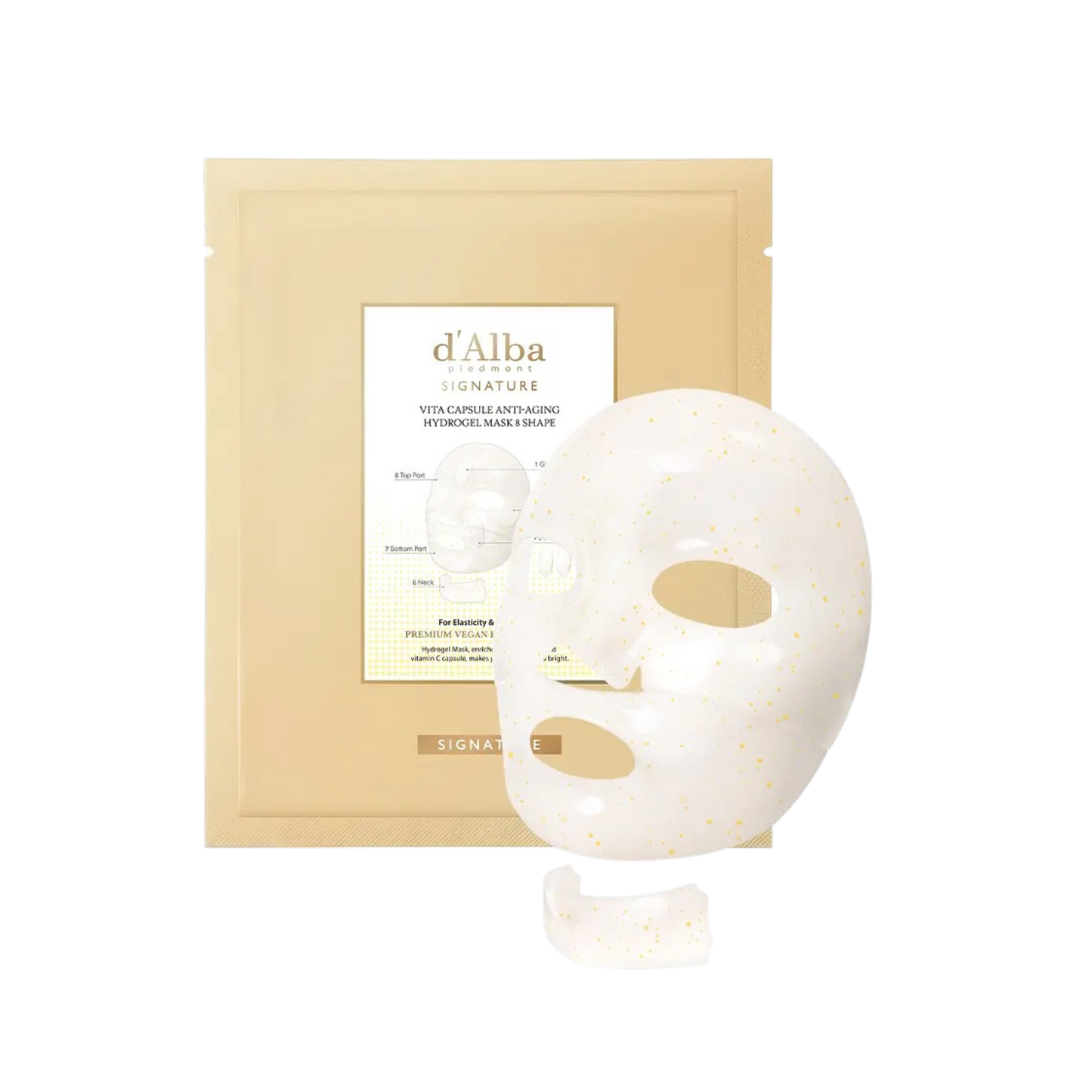 d'Alba Vita 4th-Generation Fermented Collagen Hydrogel Mask (1 Sheet)